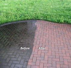 PAVER CLEANING (BEFORE AND AFTER)
